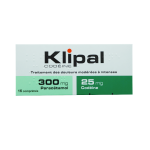 PIERRE FABRE Klipal codeine 300mg/25mg 16 comprimés