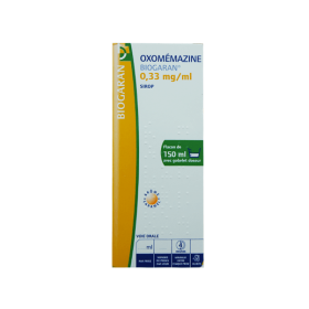 BIOGARAN Oxomemazine 0,33mg/ml sirop 150ml