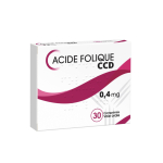 C.C.D Acide folique 0,4 mg 30 comprimés