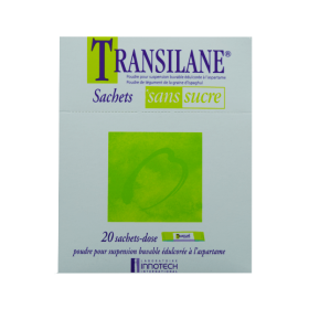 INNOTECH INTERNAT Transilane sans sucre poudre pour suspension buvable édulcorée à l'aspartam 20 sachets-doses