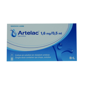BAUSCH + LOMB LABORATOIRE CHAUVIN Artelac 1,6 mg/0,5 ml collyre en 60 récipients unidoses