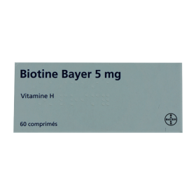 BAYER Biotine 5mg 60 comprimés
