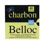 SUPER DIET Charbon de belloc 125mg 60 capsules molles