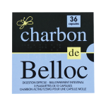 SUPER DIET Charbon de belloc 125mg 36 capsules molles