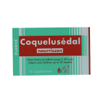 ELERTE Coquelusedal nourrissons 10 suppositoires