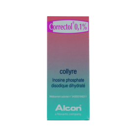 NOVARTIS Correctol 0,1% colyre 10ml