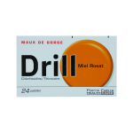 PIERRE FABRE Drill miel rosat 24 pastilles à sucer