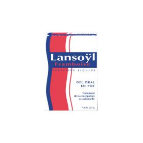JOHNSON & JOHNSON Lansoyl framboise gel oral en pot 225g