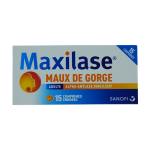 MAXILASE Maux de gorge 15 comprimés enrobés