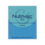 ALCON Nutrivisc 5% (20mg/0,4ml) collyre en solution en 30 récipients unidoses