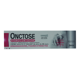 MERCK MEDICATION FAMILIALE Onctose hydrocortisone crème tube 30g