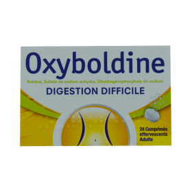 COOPER Oxyboldine 24 comprimés effervescents