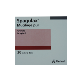 ALMIRALL Spagulax mucilage pur granulés en 20 sachets doses