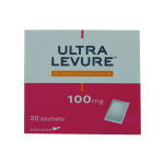 BIOCODEX Ultra levure 100mg poudre pour suspension buvable en 20 sachets