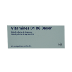 BAYER Vitamine B1 B6 40 comprimés pelliculés