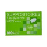 GIFRER Suppositoire à la glycérine 100 suppositoires
