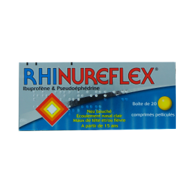RECKITT BENCKISER HEALTH Rhinureflex 20 comprimés pelliculés