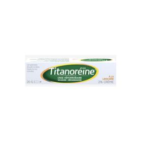 JOHNSON & JOHNSON Titanoreine à la lidocaine 2% crème 20g