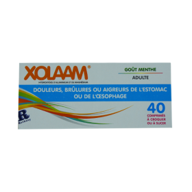 RANBAXY PHARMACIE GENERIQUES Xolaam 40 comprimés à croquer ou à sucer