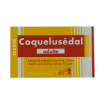 ELERTE Coquelusedal adultes 10 suppositoires