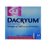 JOHNSON & JOHNSON Dacryum solution pour lavage ophtalmique en 30 recipients unidoses