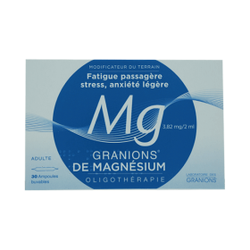 EUROPHTA Granions de magnesium 3,82mg/2ml solution buvable 30 ampoules