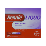 BAYER Rennieliquo sans sucre suspension buvable en 20 sachets doses