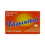 COOPER Vitascorbol sans sucre tamponné 500mg 24 comprimés à croquer