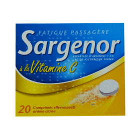 MEDA PHARMA Sargenor Vitamine C 20 comprimés effervescents