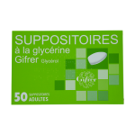 GIFRER Suppositoires à la glycérine boite de 50