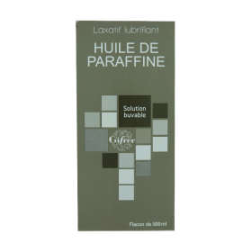 GIFRER Huile de paraffine solution buvable 500 ml