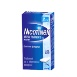 NICOTINELL Menthe fraicheur sans sucre 96 gommes à mâcher 2mg