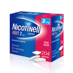 NICOTINELL Fruit sans sucre 204 gommes à mâcher 2mg