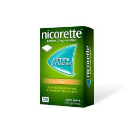 NICORETTE Fruits sans sucre 105 gommes à mâcher 2mg