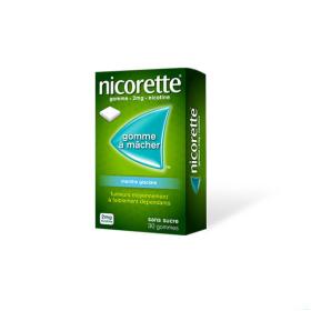 NICORETTE Menthe glaciale 30 gommes à mâcher 2mg