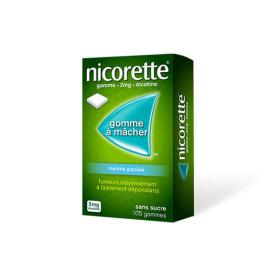 NICORETTE Menthe glaciale 105 gommes à mâcher 2mg