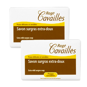ROGÉ CAVAILLES Savon surgras extra-doux lait de rose 2x250g