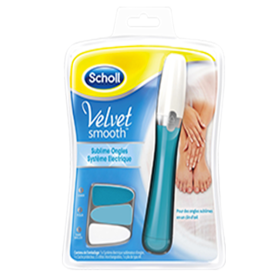 SCHOLL Velvet smooth système électrique sublime ongles 3 embouts