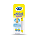 SCHOLL Soin 2 en 1 anti-callosités 1 kit