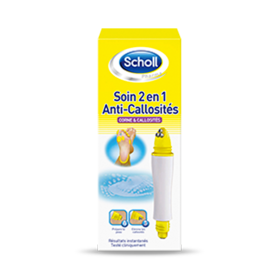 SCHOLL Soin 2 en 1 anti-callosités 1 kit