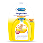 SCHOLL Ampoules pansements double protection grand format x5