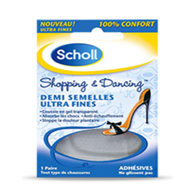 SCHOLL Shopping & dancing demi-semelles ultra fines 1 paire