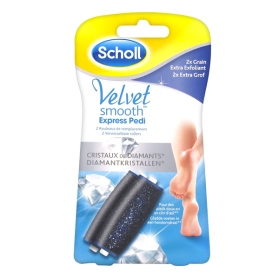 SCHOLL Velvet smooth recharge express pedi extra-exfoliants x2