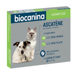 BIOCANINA Ascatène pour chat et chien 10 comprimés sécables