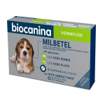 BIOCANINA Milbetel 2,5 mg/25 mg chiot et petit chien 2 comprimés pélliculés