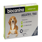 BIOCANINA Ascatryl trio chien 4 comprimés sécables