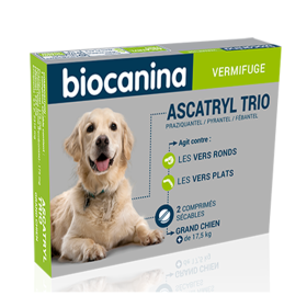 BIOCANINA Ascatryl trio grand chien 2 comprimés sécables