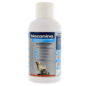 BIOCANINA Shampooing à la tétraméthrine chien et chat 200ml