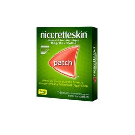 NICORETTE Nicoretteskin 15mg/16 heures 7 dispositifs transdermiques