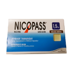 NICOPASS Réglisse menthe sans sucre 36 pastilles 1,5mg